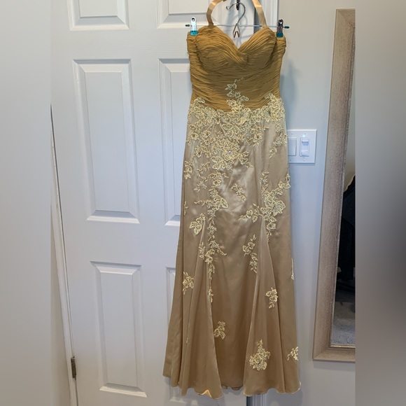 Cache Gold Evening Gown - Picture 5 of 11